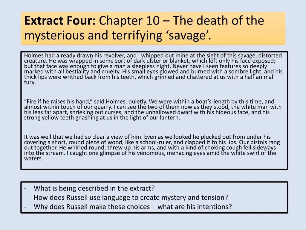 extract four chapter 10 the death