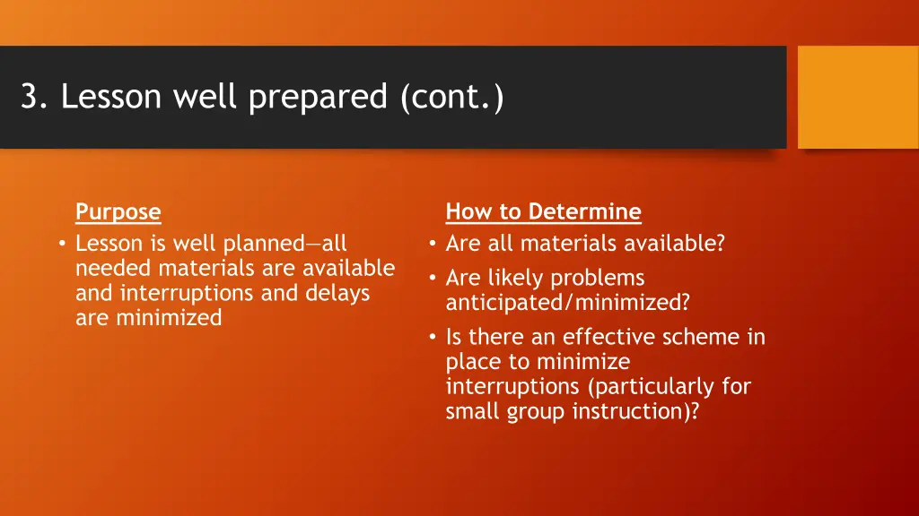 3 lesson well prepared cont 1