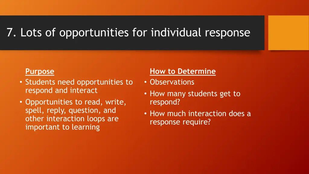 7 lots of opportunities for individual response 2