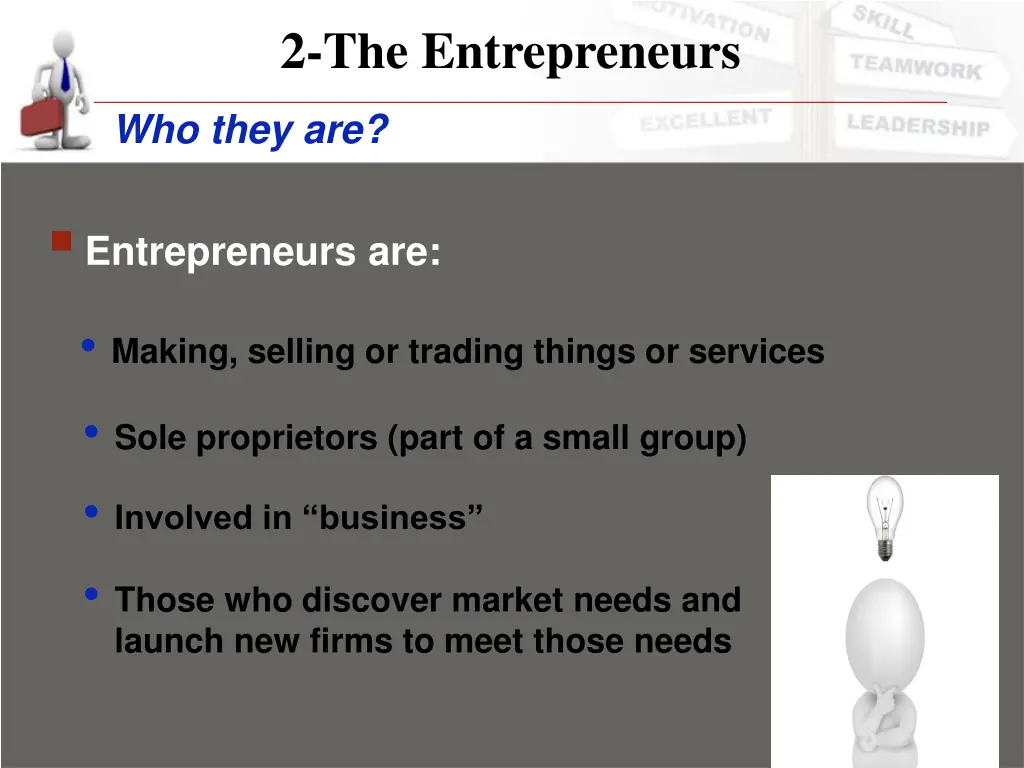 2 the entrepreneurs