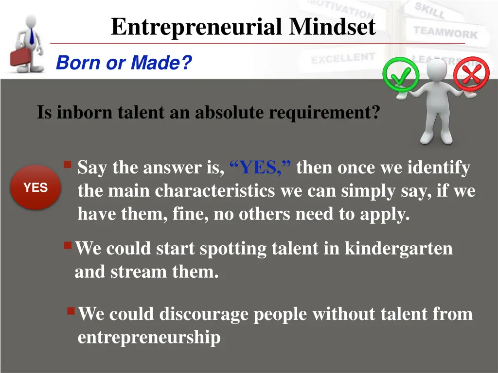 entrepreneurial mindset