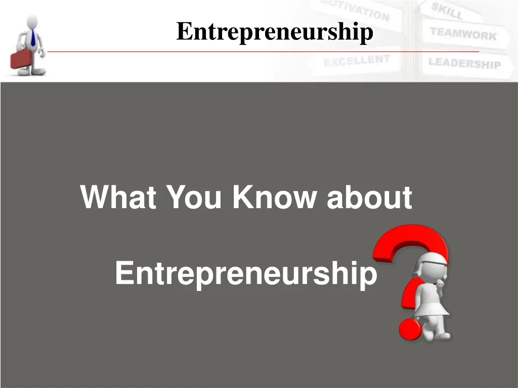 entrepreneurship 1