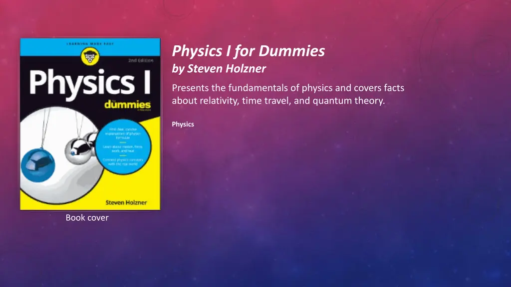 physics i for dummies by steven holzner