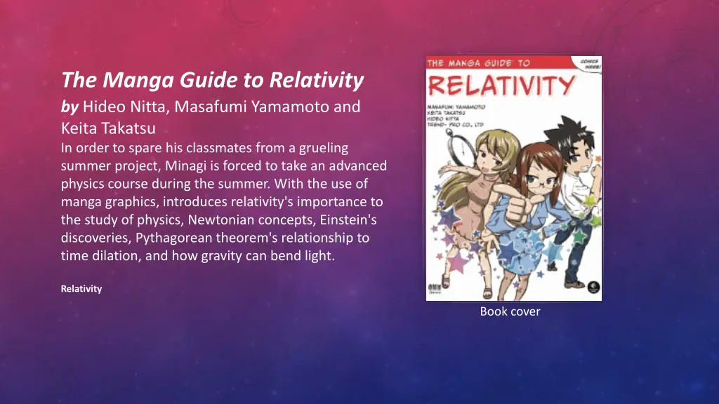 the manga guide to relativity by hideo nitta