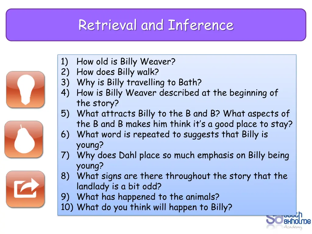 retrieval and inference