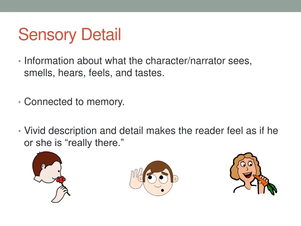 sensory detail