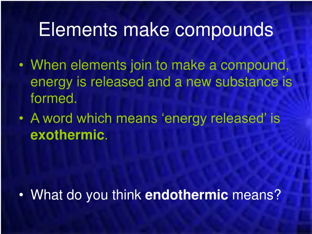 elements make compounds 1