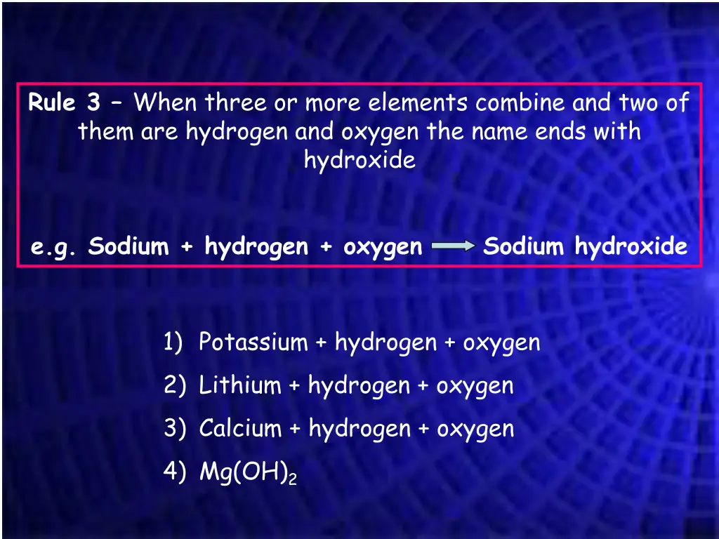 rule 3 when three or more elements combine