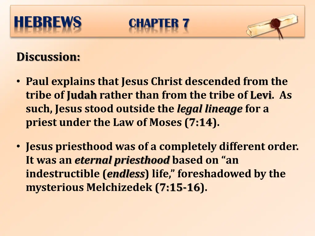 hebrews chapter 7 12