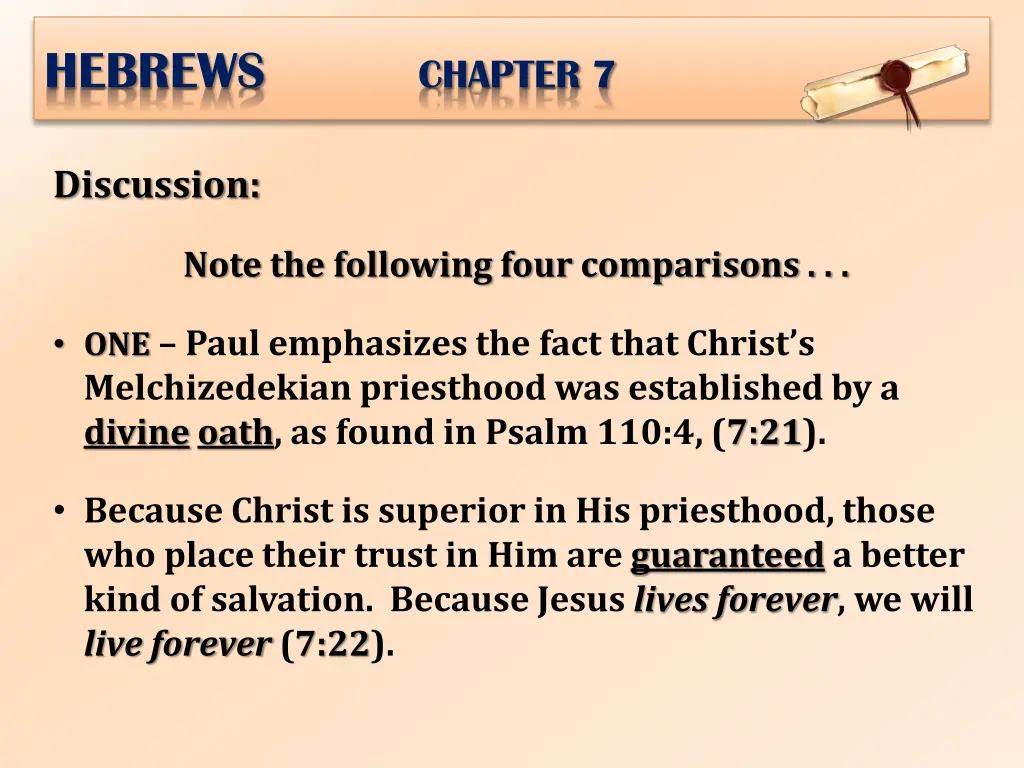 hebrews chapter 7 14