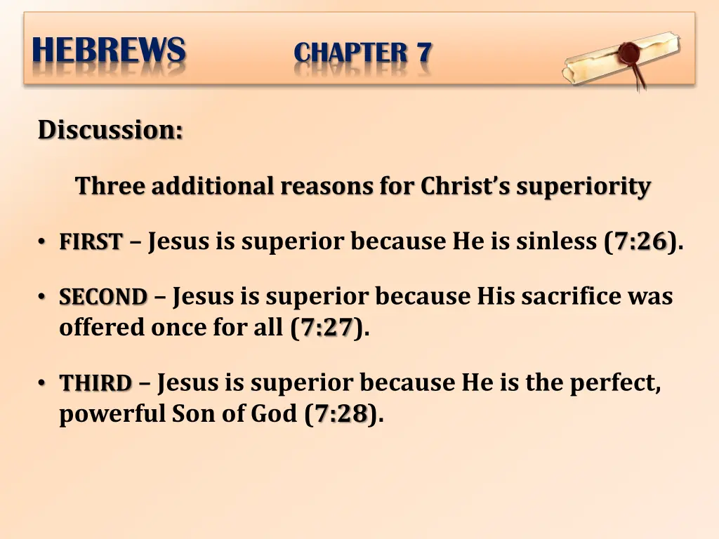 hebrews chapter 7 18