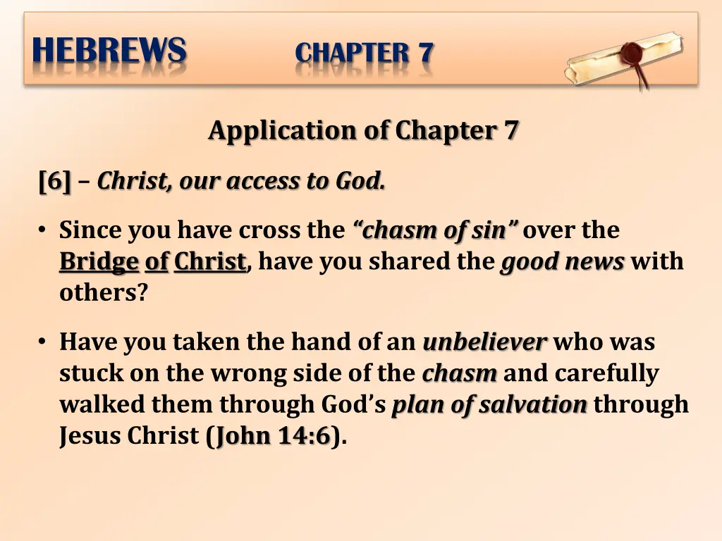 hebrews chapter 7 25