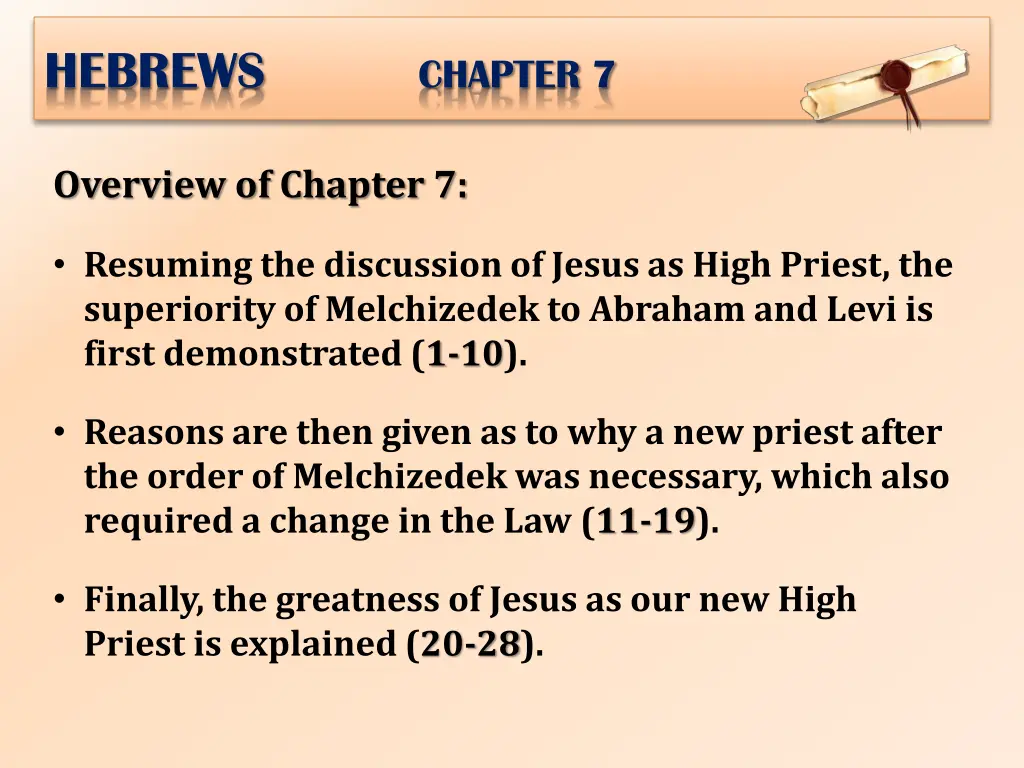 hebrews chapter 7