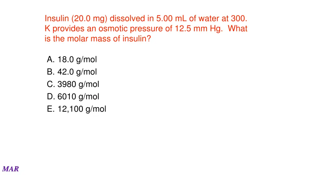 insulin 20 0 mg dissolved in 5 00 ml of water