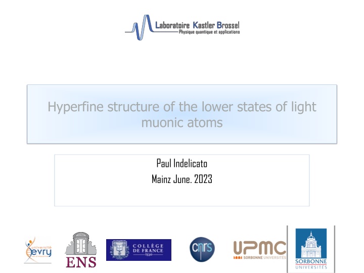 hyperfine structure of the lower states of light