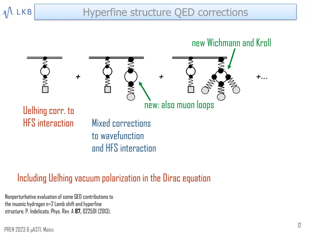 hyperfine structure qed corrections 1