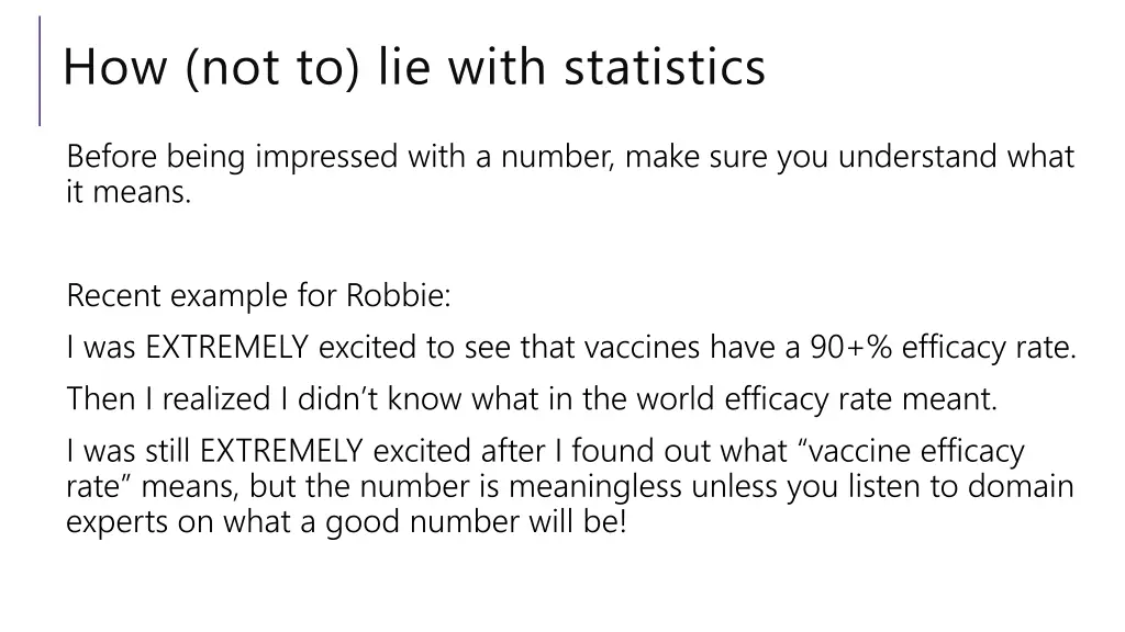 how not to lie with statistics 2