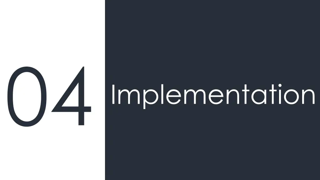 implementation