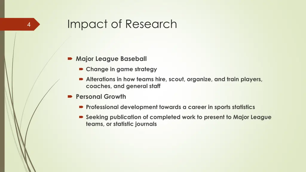 impact of research