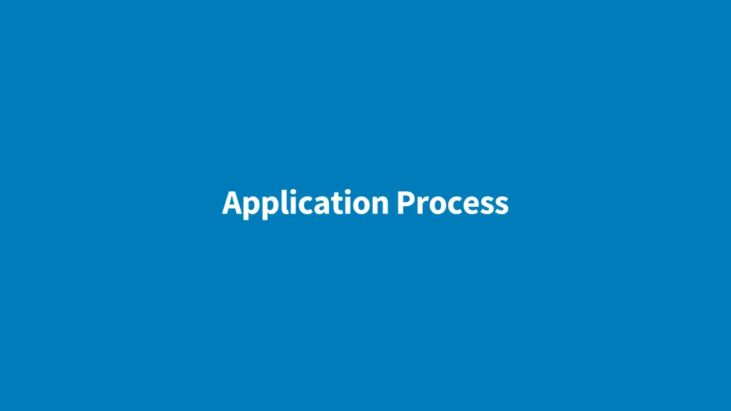 application process