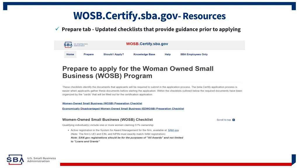 wosb certify sba gov resources