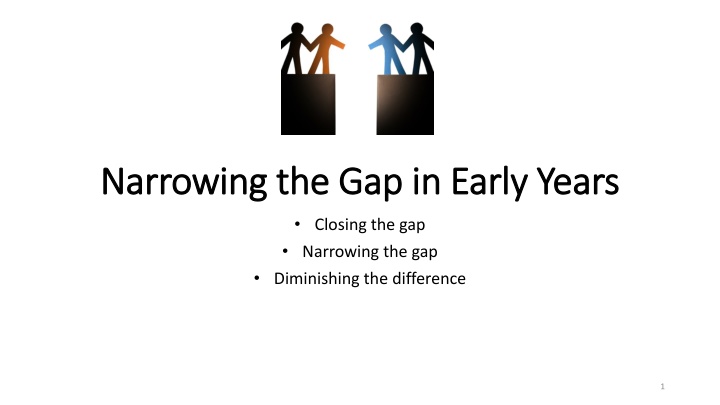 narrowing the gap in early years narrowing