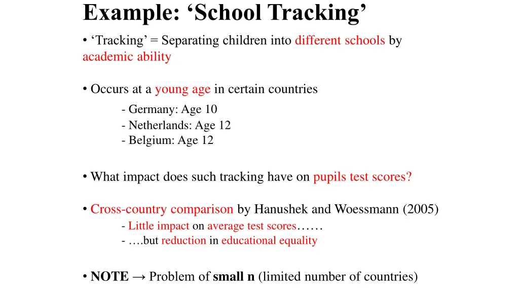 example school tracking