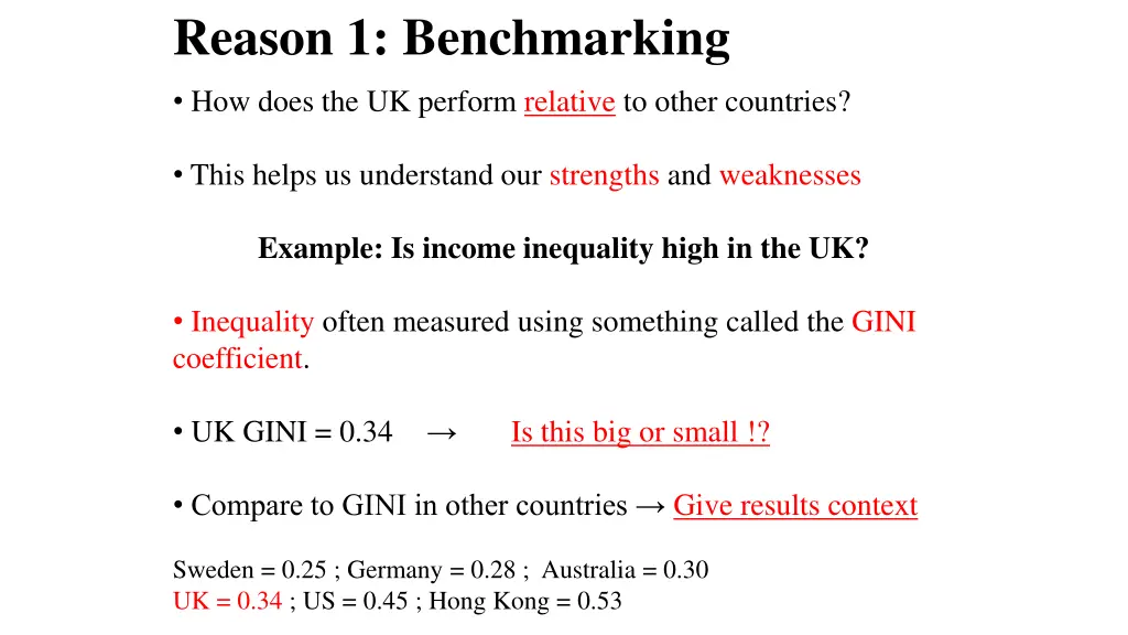 reason 1 benchmarking