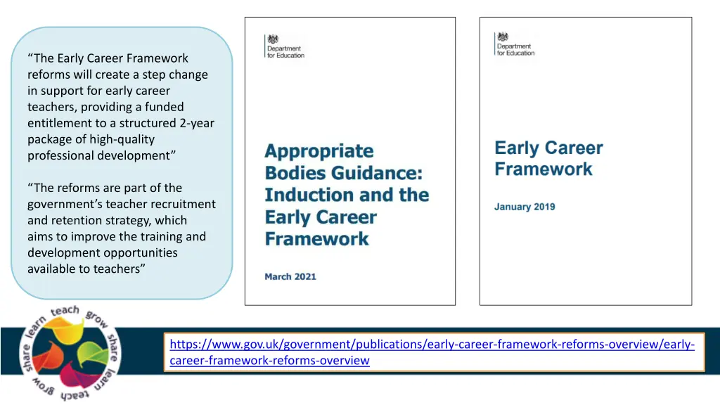 the early career framework reforms will create