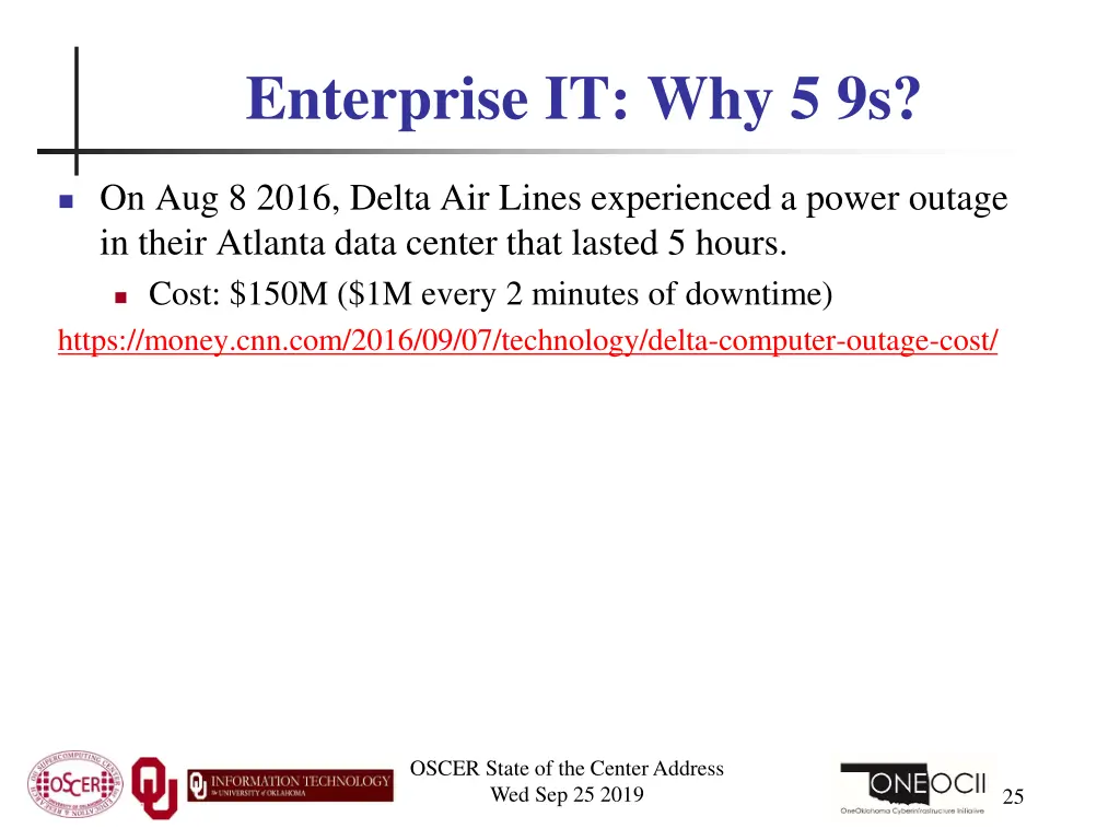 enterprise it why 5 9s