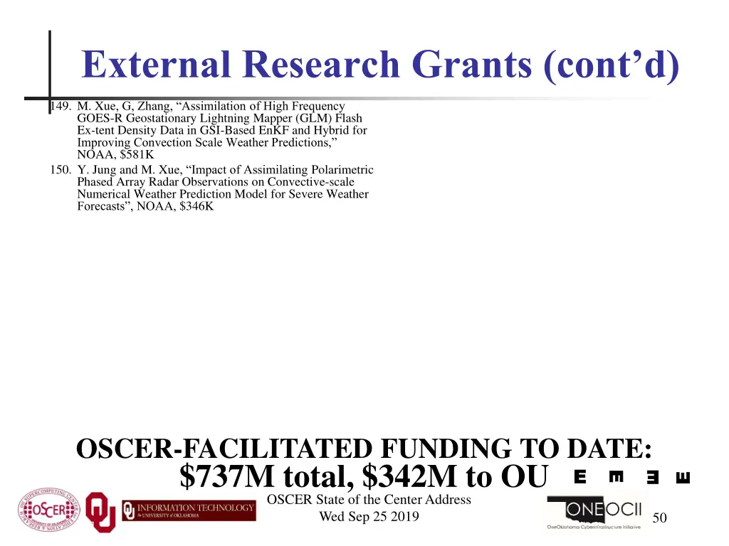 external research grants cont d 9