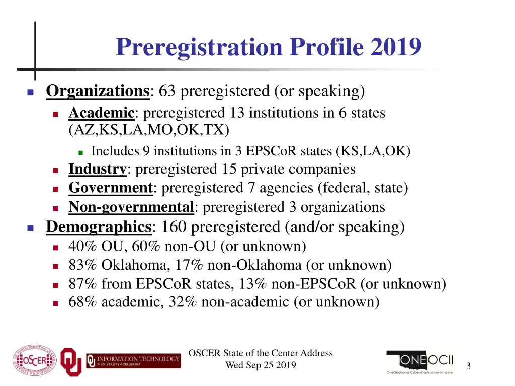 preregistration profile 2019