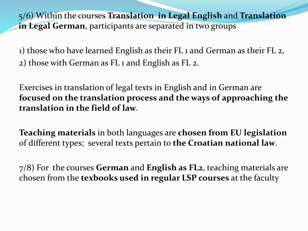 5 6 within the courses translation in legal