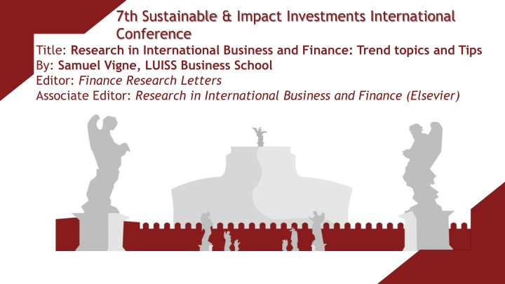 7th sustainable impact investments international