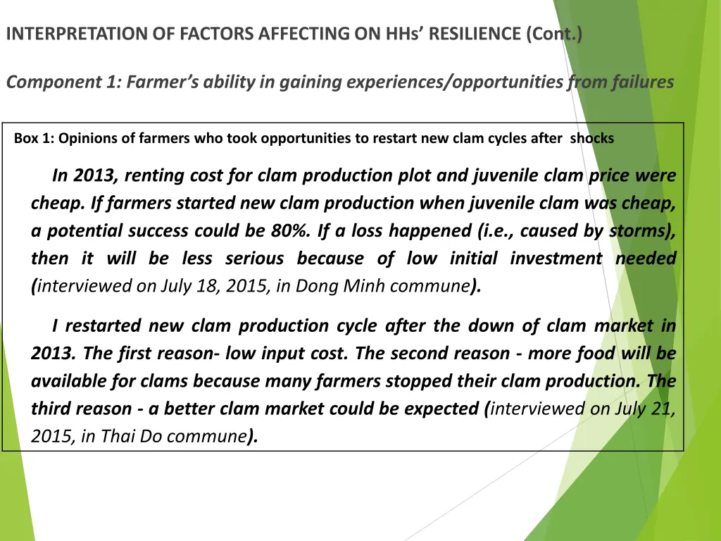 interpretation of factors affecting 2