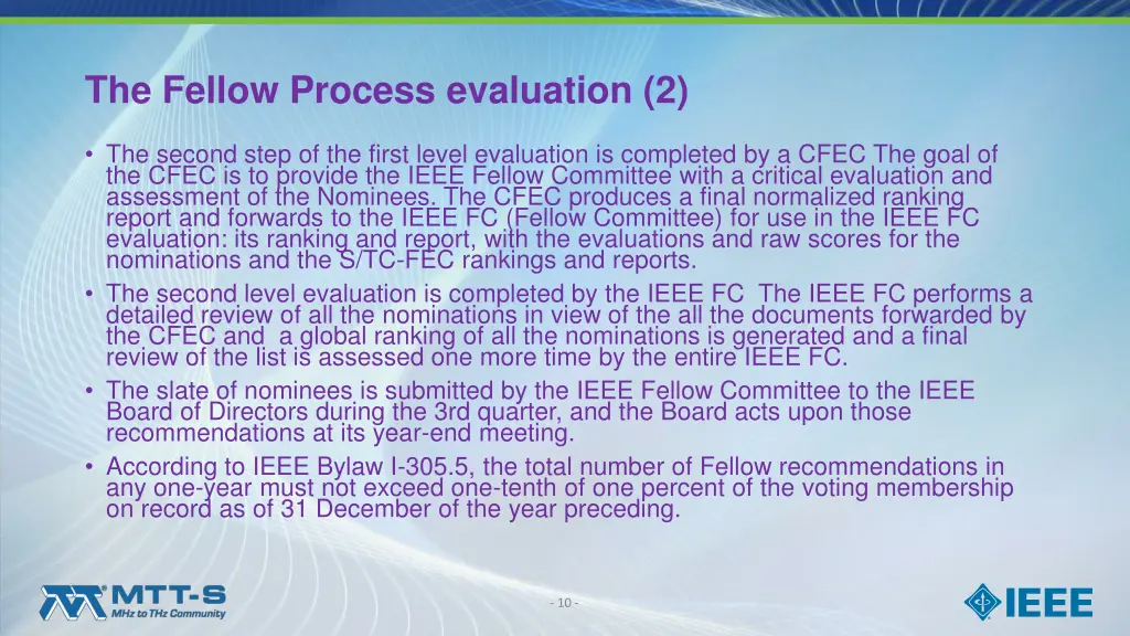 the fellow process evaluation 2