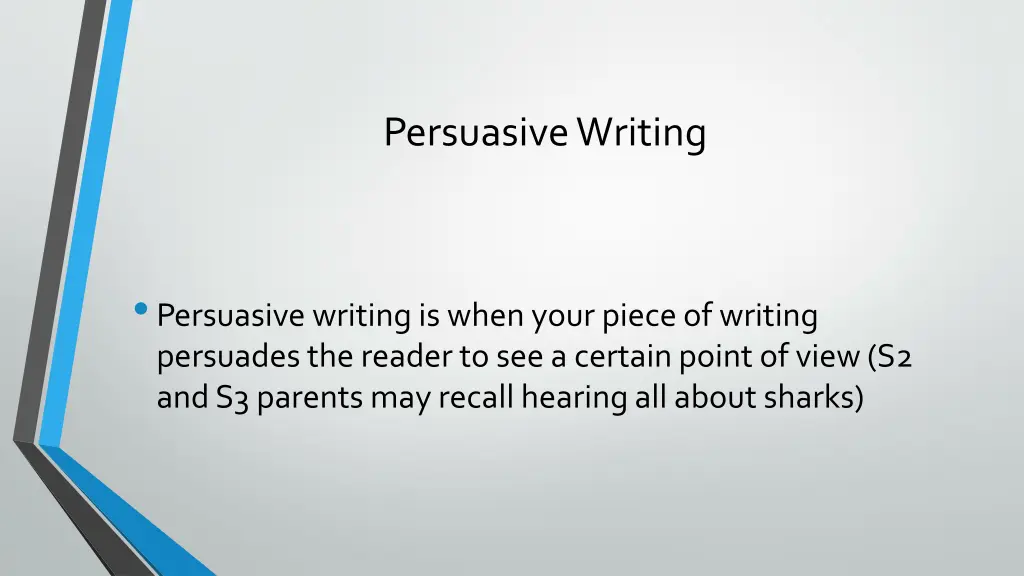 persuasive writing