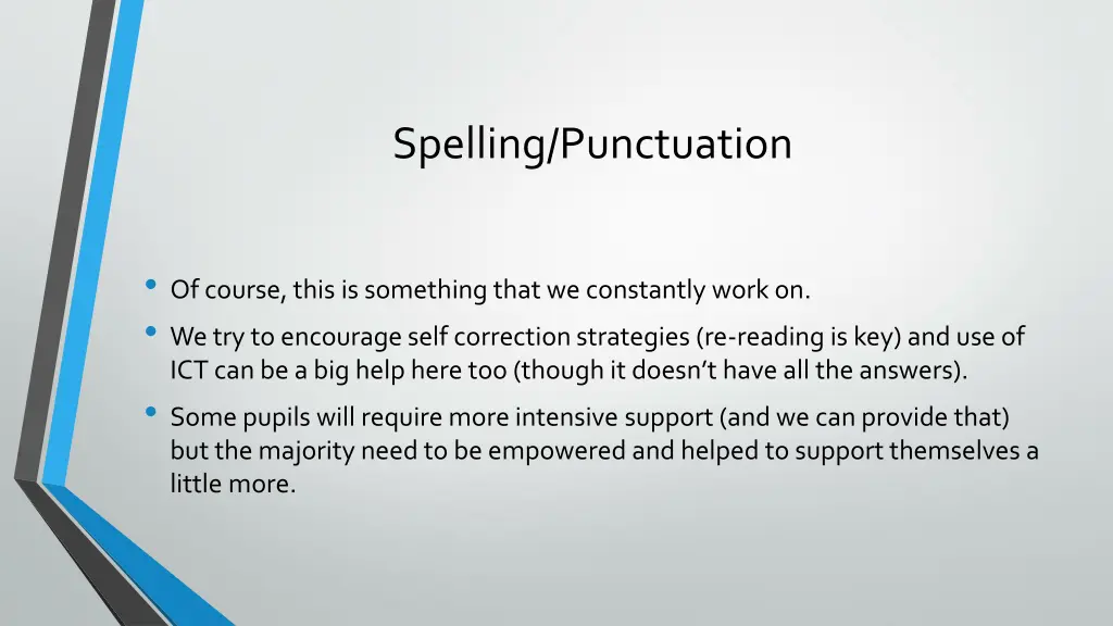 spelling punctuation