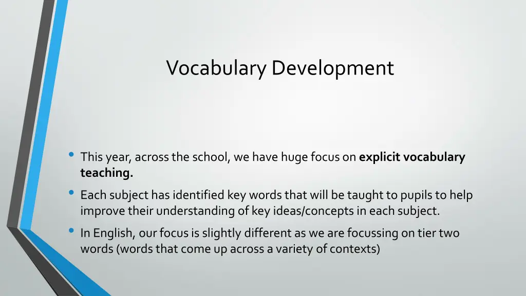 vocabulary development