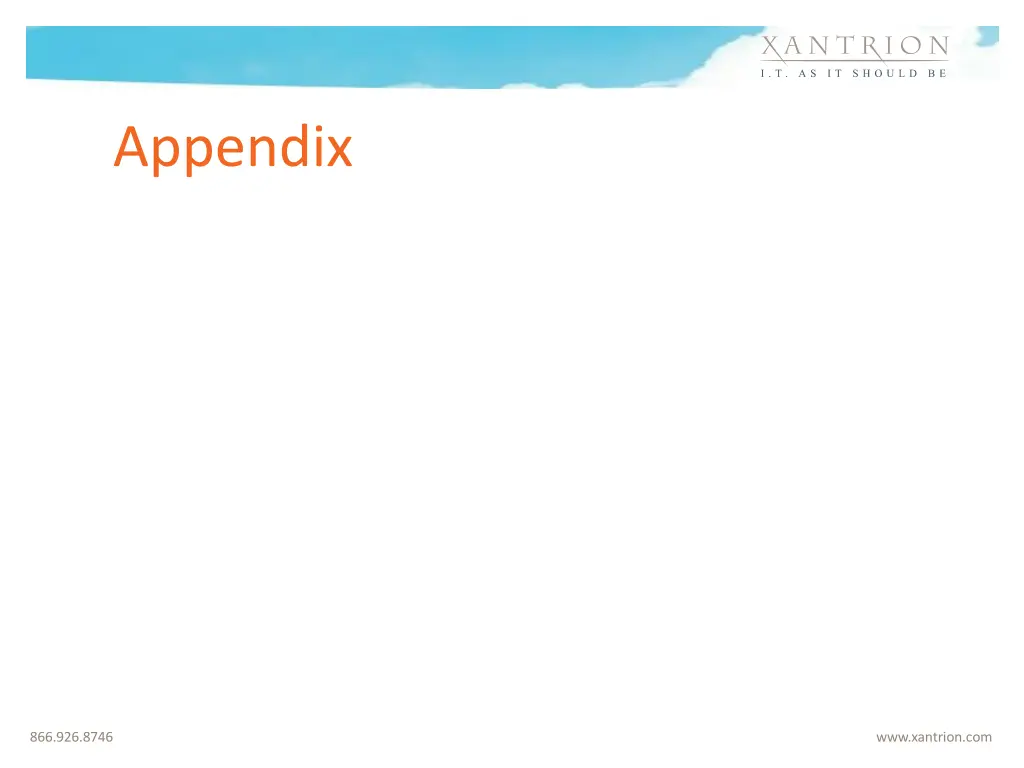 appendix