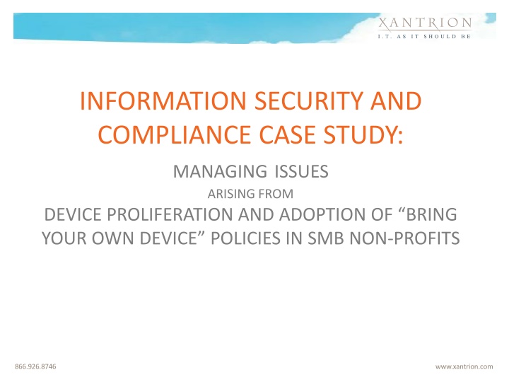 information security and compliance case study