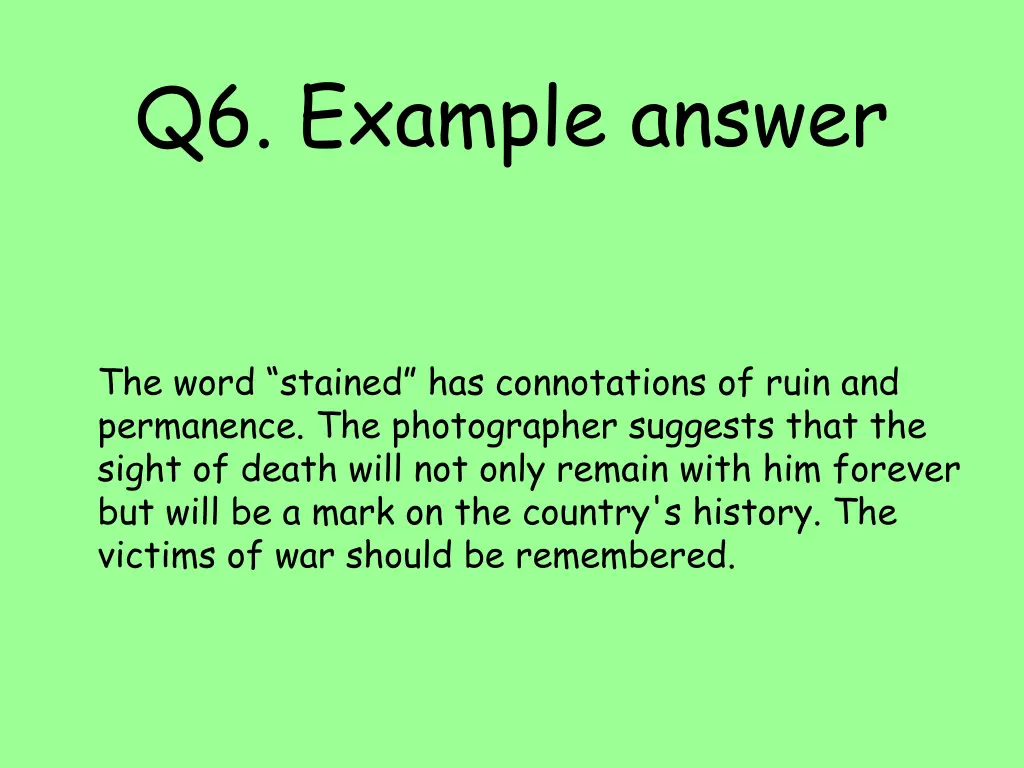 q6 example answer