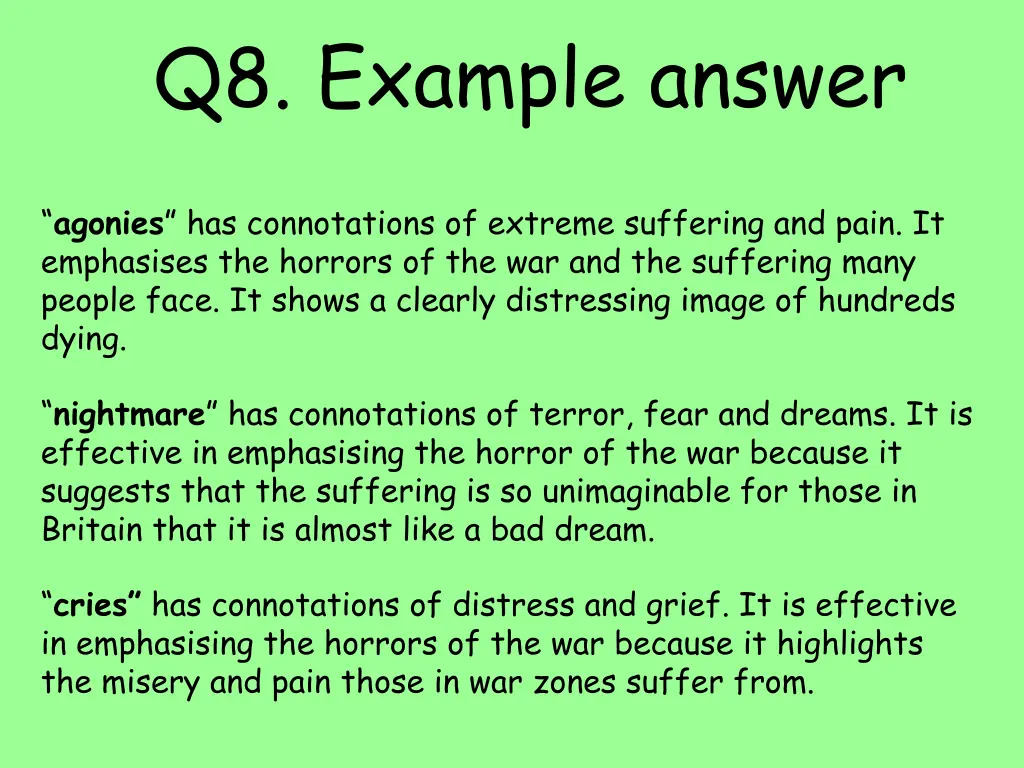 q8 example answer