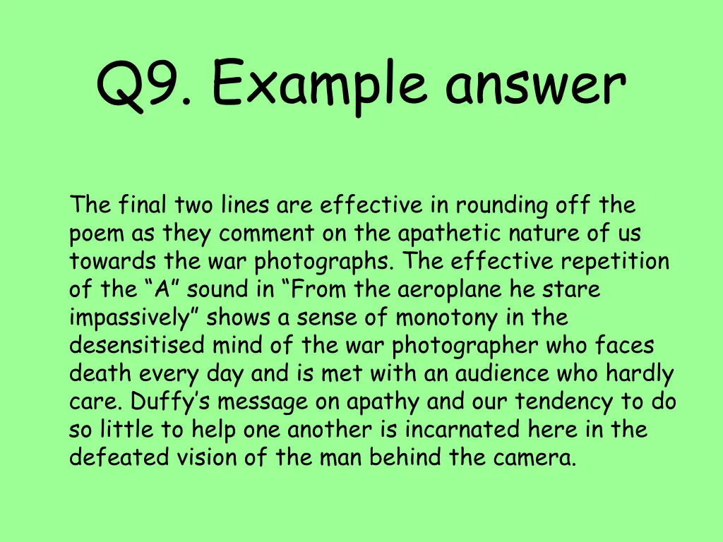 q9 example answer