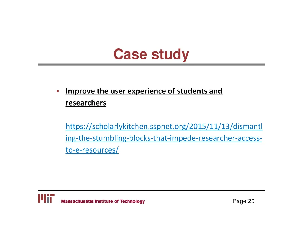 case study