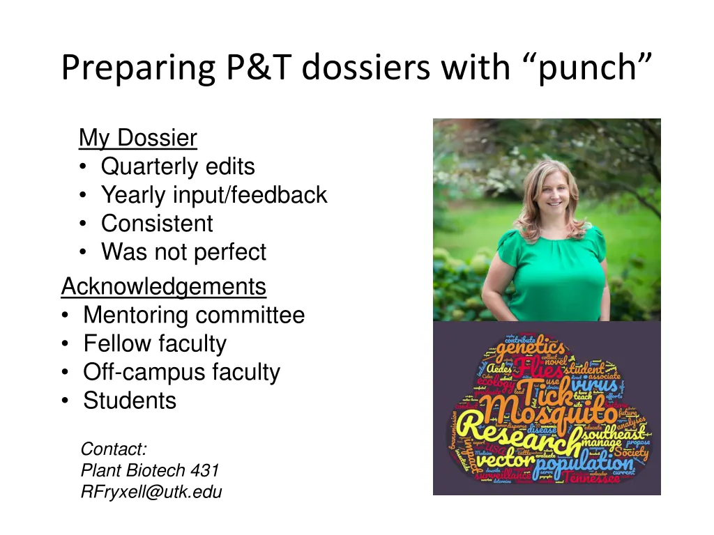 preparing p t dossiers with punch 1