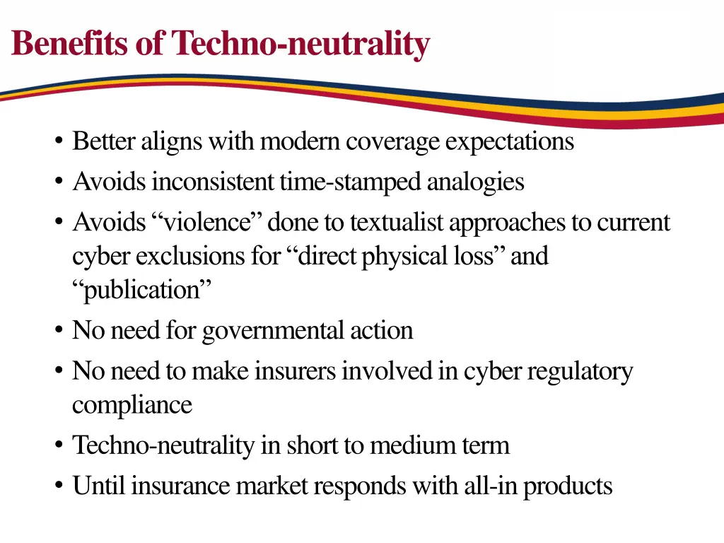 benefits of techno neutrality