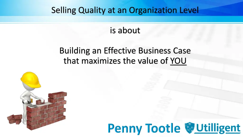 selling quality at an organization level