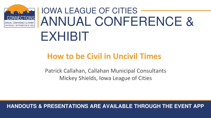 iowa league of cities annual conference exhibit