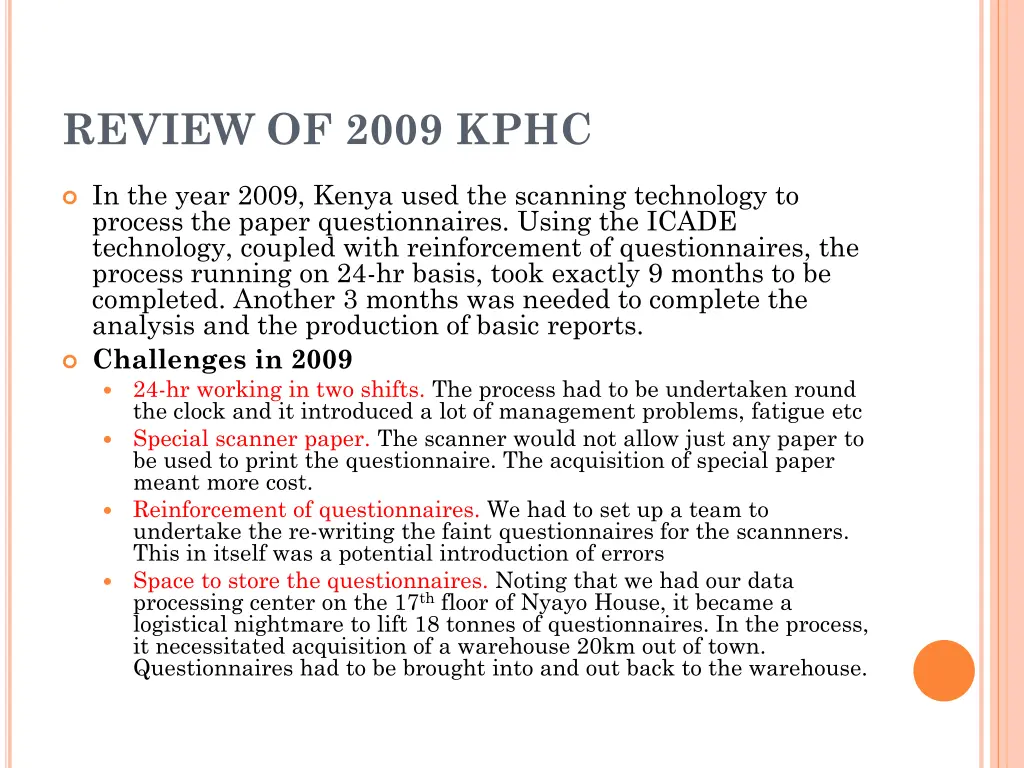 review of 2009 kphc